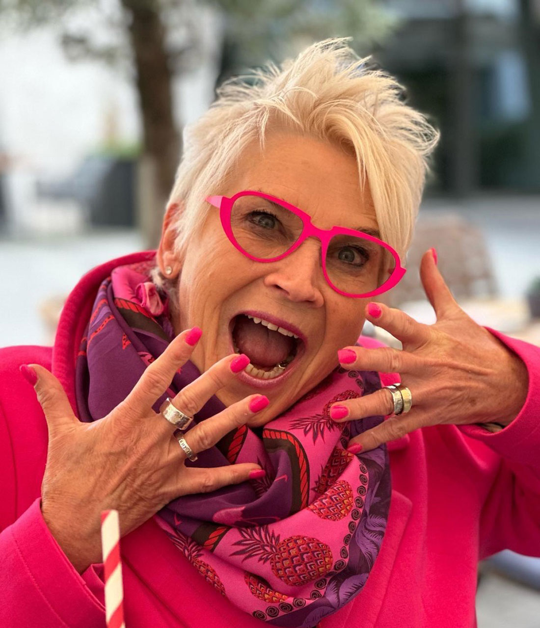 Doris Reichenau lässt die Lachmuskeln tanzen